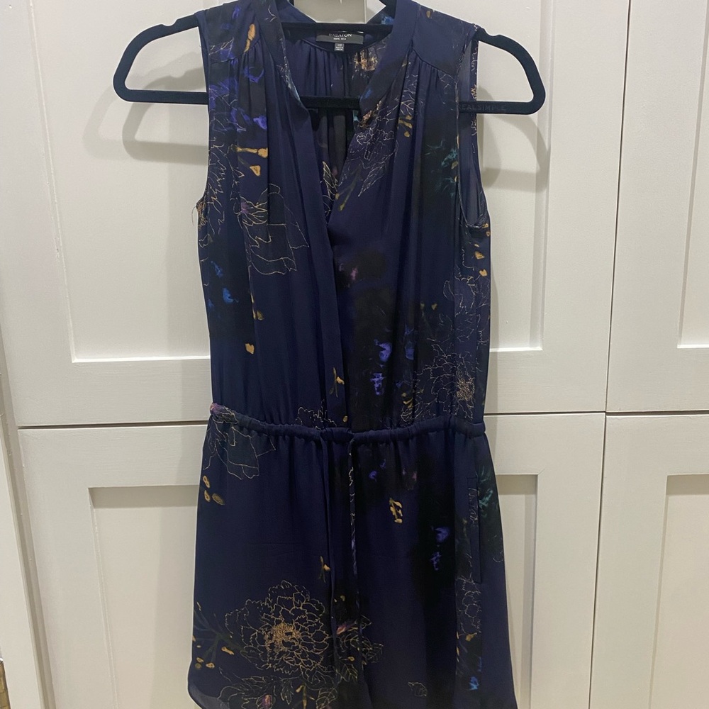 Babaton Navy Floral Dress